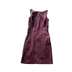 MM LaFleur Dress Womens Wine Red Sheath career professional dress size 4